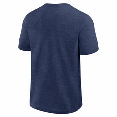 Heather Navy Houston Astros Logo Athletic Top Notch T-Shirt