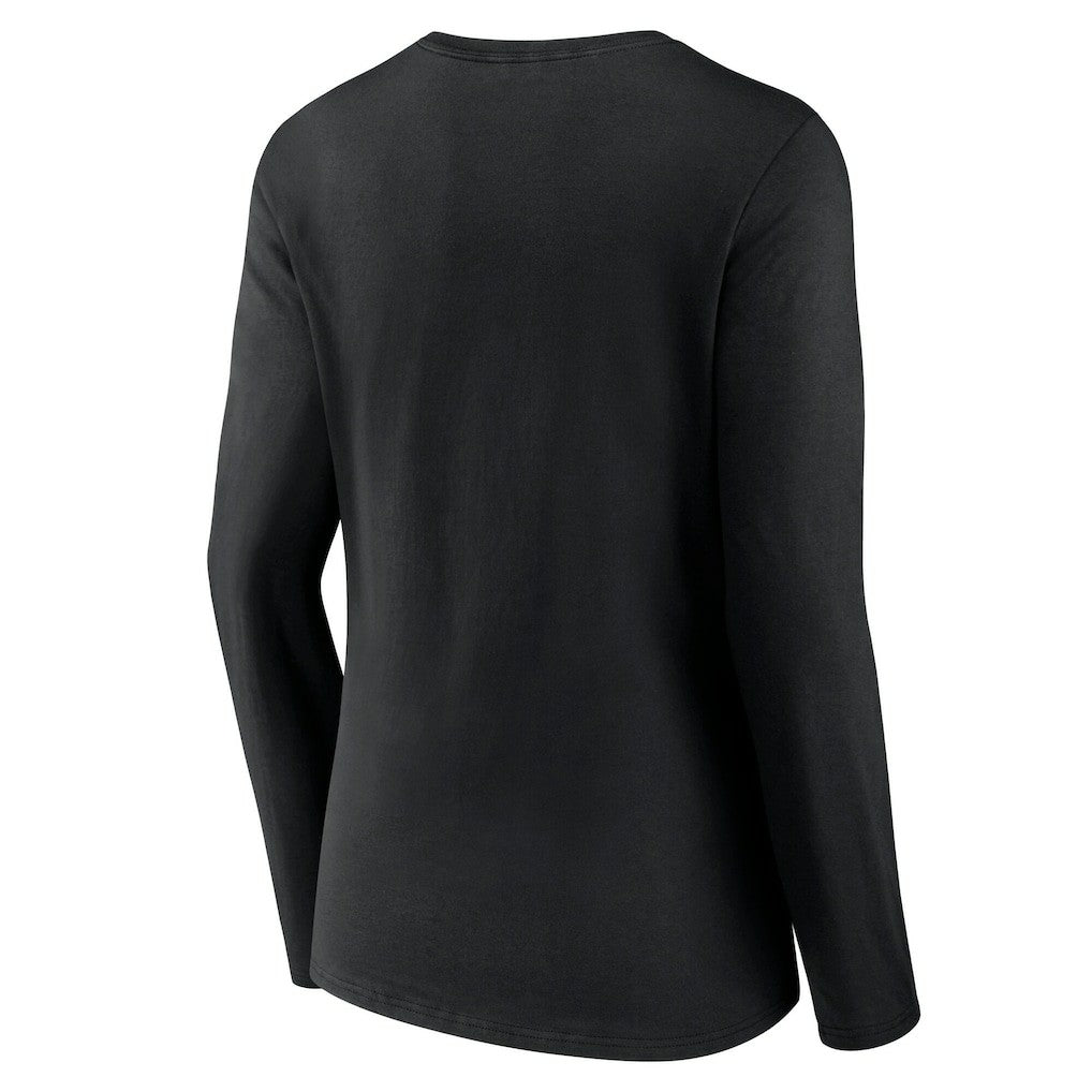 Women's Classic Logo Long Sleeve V-Neck T-Shirt - Jacksonville Jaguars T-shirts