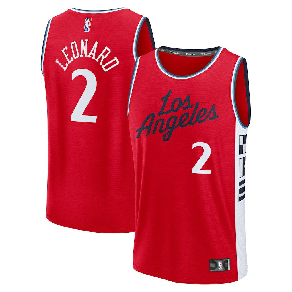 Fanatics Kawhi Leonard LA Clippers Fast Break Replica Player Jersey