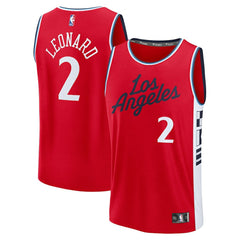 Fanatics Kawhi Leonard LA Clippers Fast Break Replica Player Jersey
