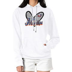 NHL New York Islanders G-III 4Her by Carl Banks Women's Animal Print Heart Fleece Pullover Hoodie