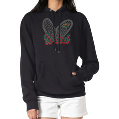 NHL Minnesota Wild G-III 4Her by Carl Banks Women's Animal Print Heart Fleece Pullover Hoodie