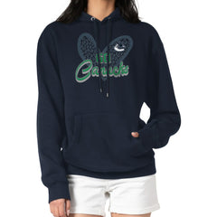 NHL Vancouver Canucks G-III 4Her by Carl Banks Women's Animal Print Heart Fleece Pullover Hoodie
