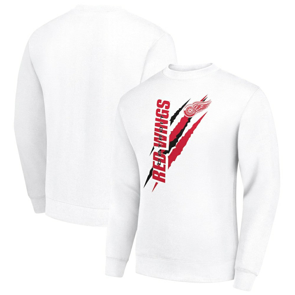 NHL Detroit Red Wings Starter Color Scratch Pullover Sweatshirt