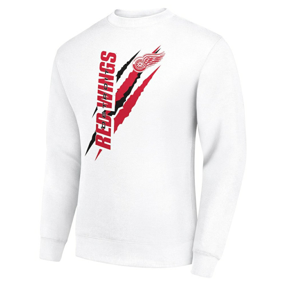 NHL Detroit Red Wings Starter Color Scratch Pullover Sweatshirt