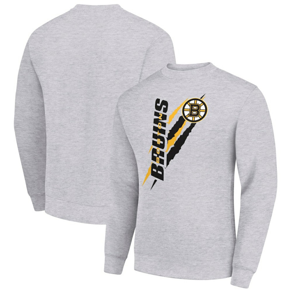 NHL Boston Bruins Starter Color Scratch Pullover Sweatshirt