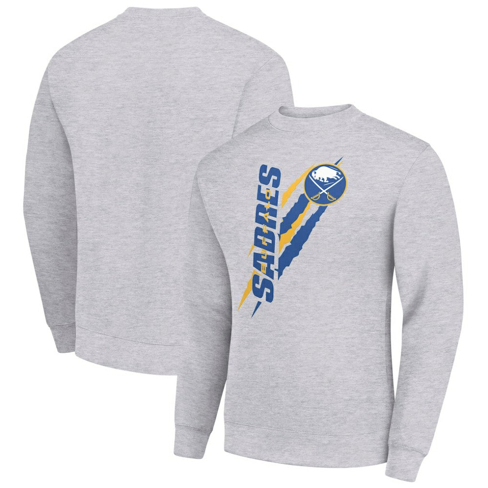 NHL Buffalo Sabres Starter Color Scratch Pullover Sweatshirt