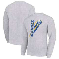 NHL Buffalo Sabres Starter Color Scratch Pullover Sweatshirt