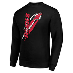 NHL New Jersey Devils Starter Color Scratch Pullover Sweatshirt