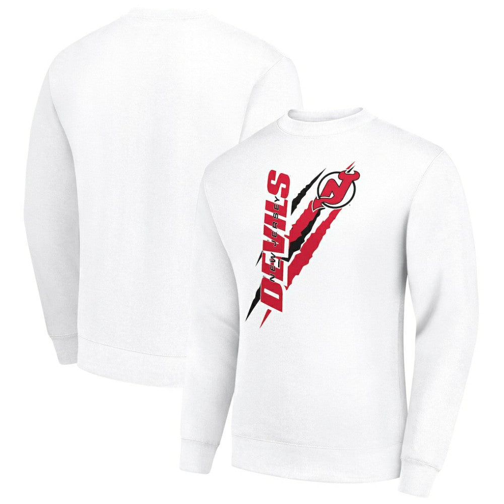 NHL New Jersey Devils Starter Color Scratch Pullover Sweatshirt