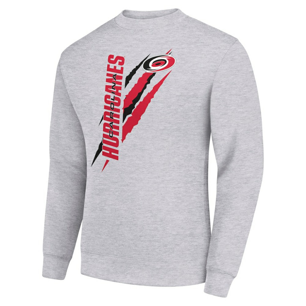 NHL Carolina Hurricanes Starter Color Scratch Pullover Sweatshirt