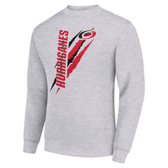 NHL Carolina Hurricanes Starter Color Scratch Pullover Sweatshirt