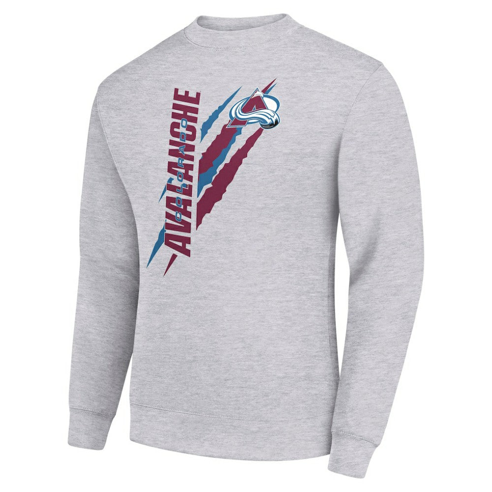NHL Colorado Avalanche Starter Color Scratch Pullover Sweatshirt