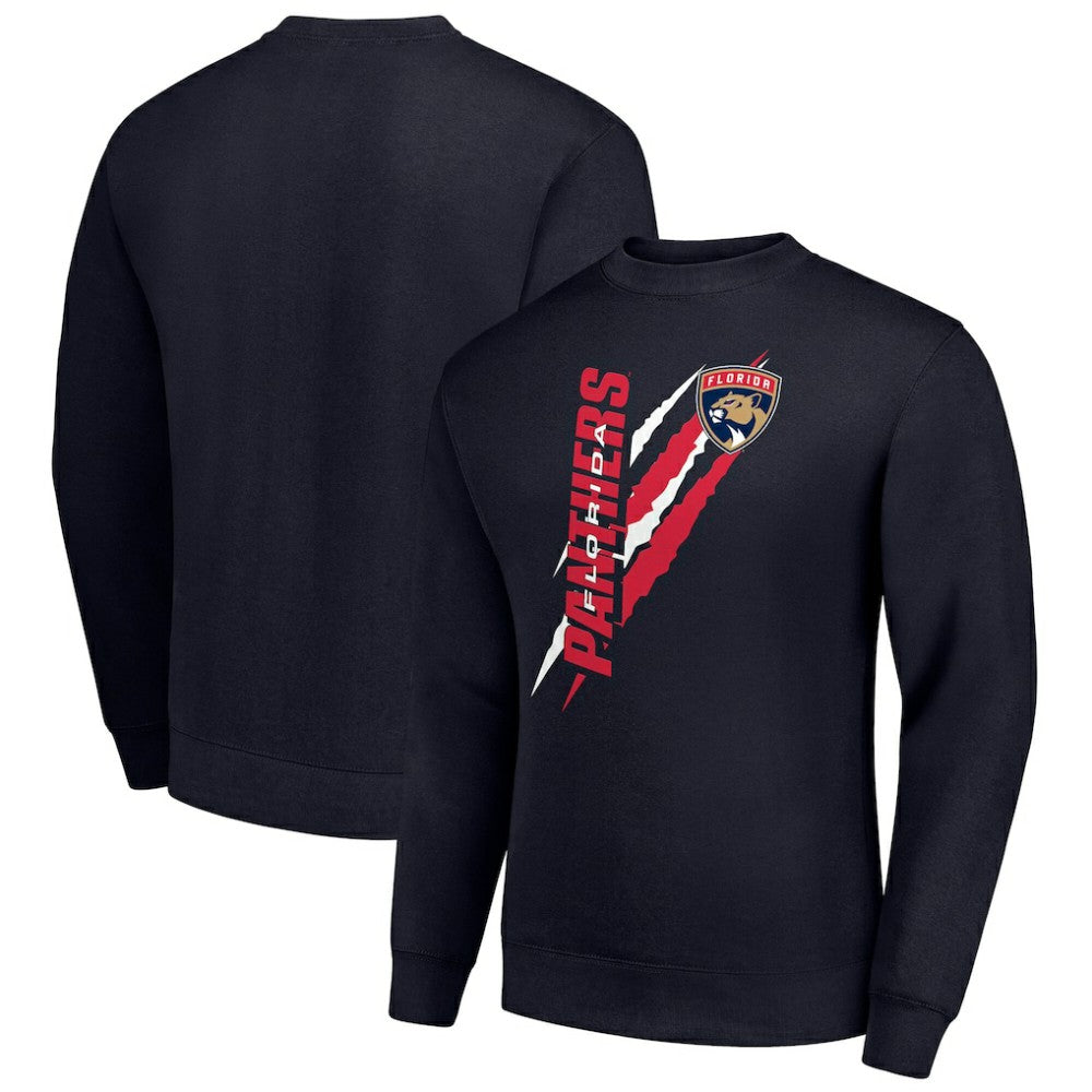 NHL Florida Panthers Starter Color Scratch Pullover Sweatshirt