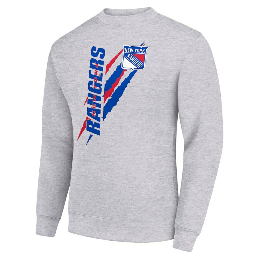 NHL New York Rangers Starter Color Scratch Pullover Sweatshirt