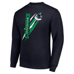 NHL Vancouver Canucks Starter Color Scratch Pullover Sweatshirt