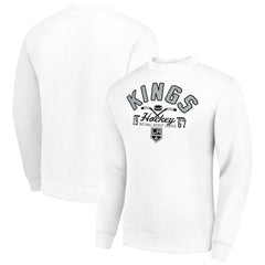 NHL Los Angeles Kings Starter Stick And Puck Logo Fleece Pullover Sweatshirt