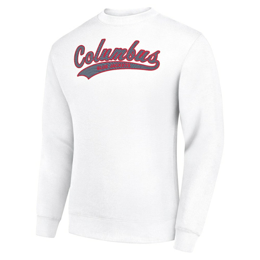 NHL Columbus Blue Jackets Starter  Tailsweep City Pullover Sweatshirt