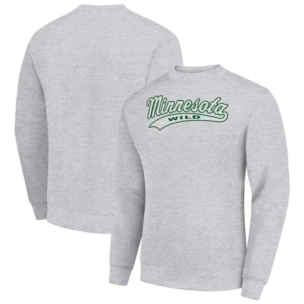 NHL Minnesota Wild Starter  Tailsweep City Pullover Sweatshirt