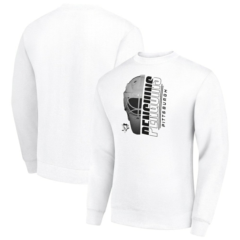 NHL Pittsburgh Penguins Starter  Half Helmet Team Logo Pullover Sweatshirt