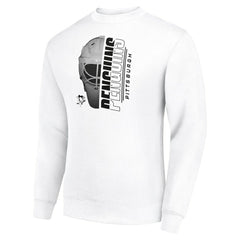 NHL Pittsburgh Penguins Starter  Half Helmet Team Logo Pullover Sweatshirt