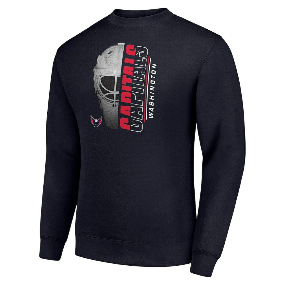 NHL Washington Capitals Starter  Half Helmet Team Logo Pullover Sweatshirt