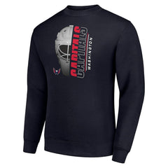 NHL Washington Capitals Starter  Half Helmet Team Logo Pullover Sweatshirt