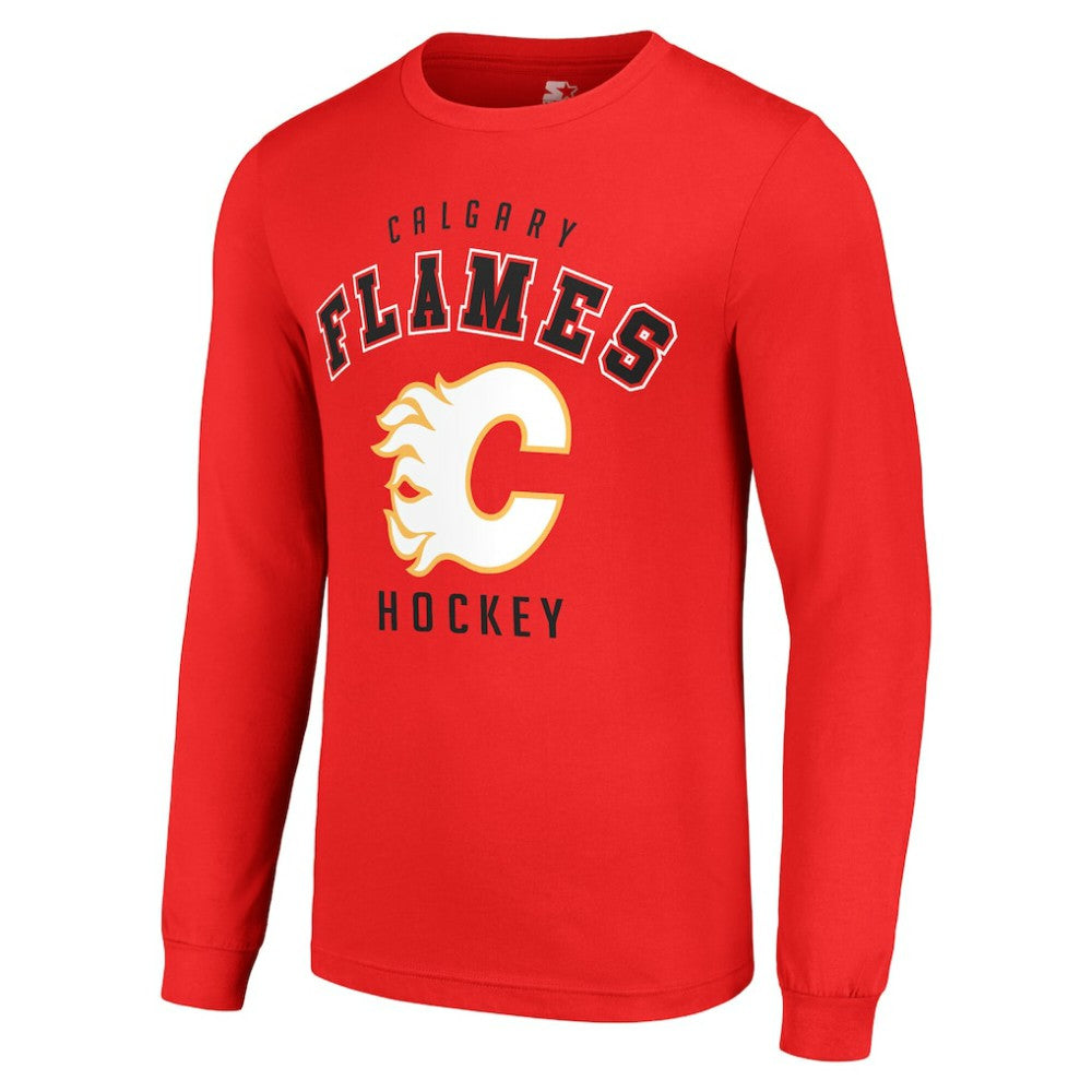 NHL Calgary Flames Starter Logo Long Sleeve T-Shirt