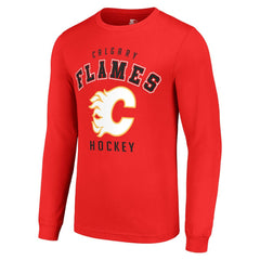 NHL Calgary Flames Starter Logo Long Sleeve T-Shirt