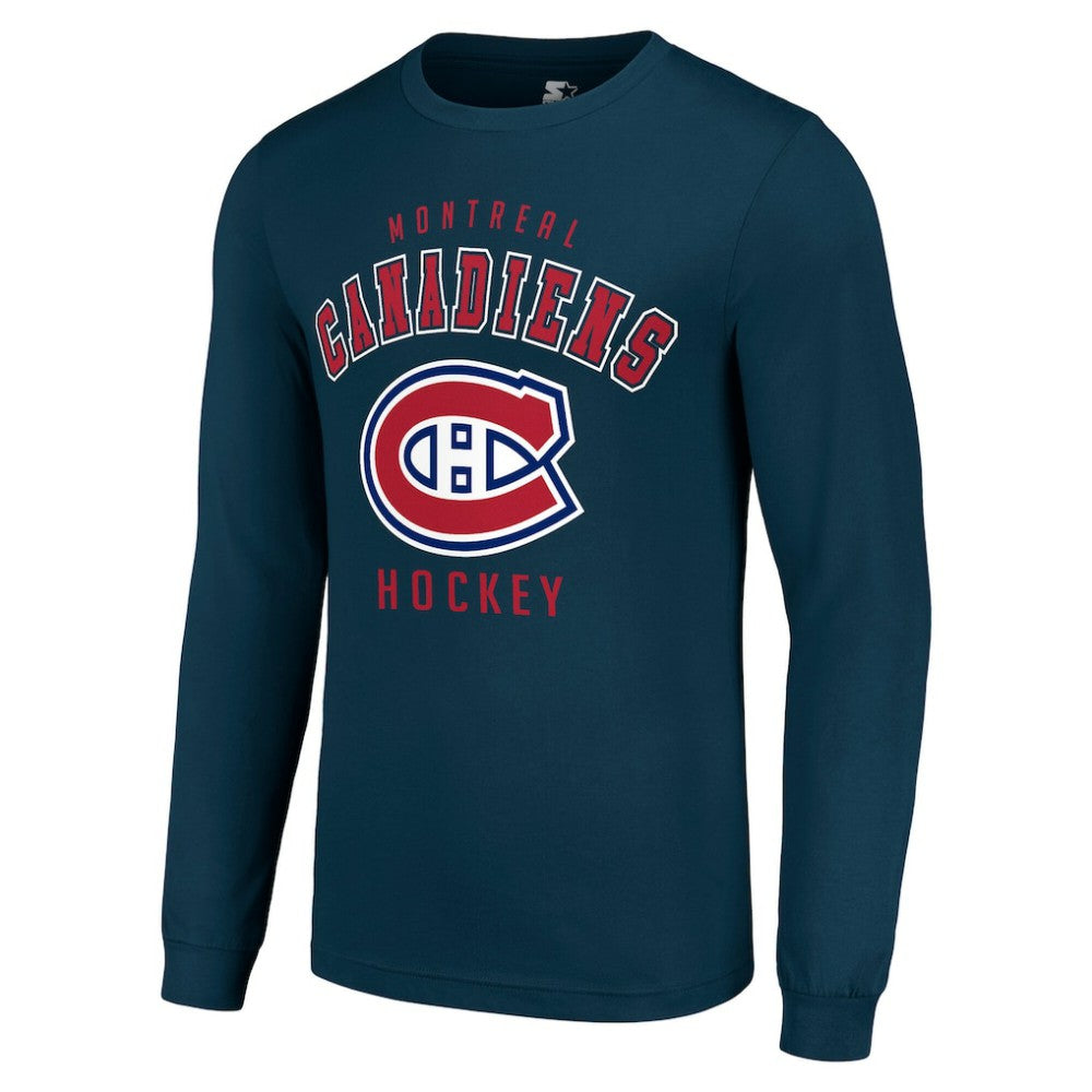 NHL Montreal Canadiens Starter Logo Long Sleeve T-Shirt