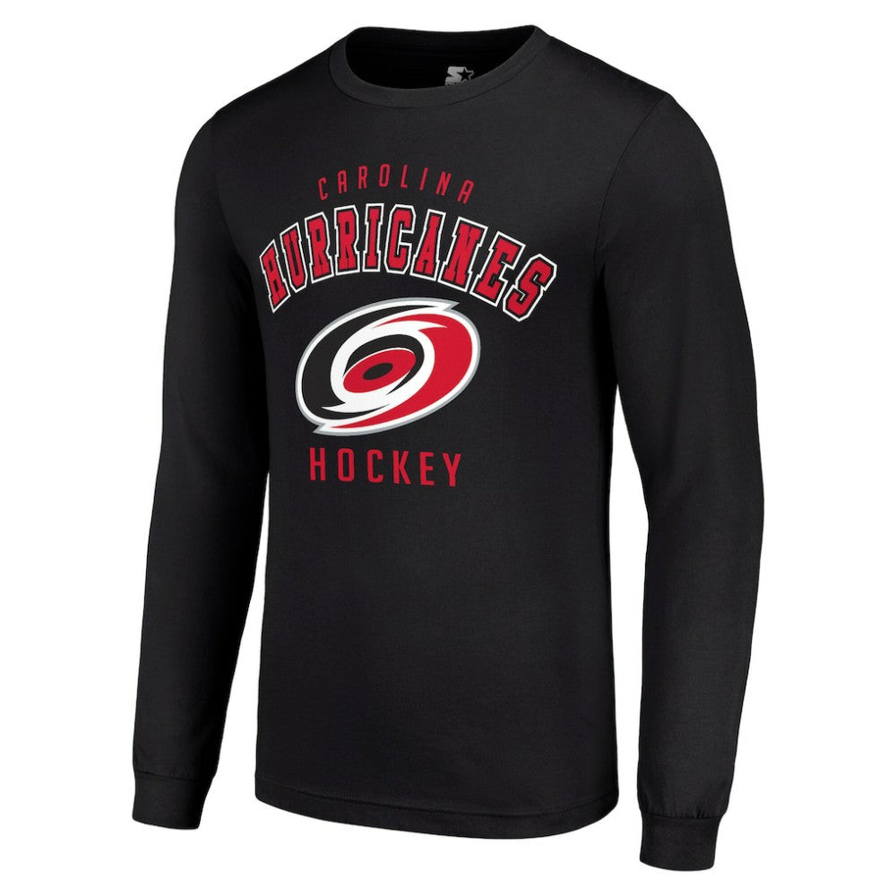 NHL Carolina Hurricanes Starter Logo Long Sleeve T-Shirt