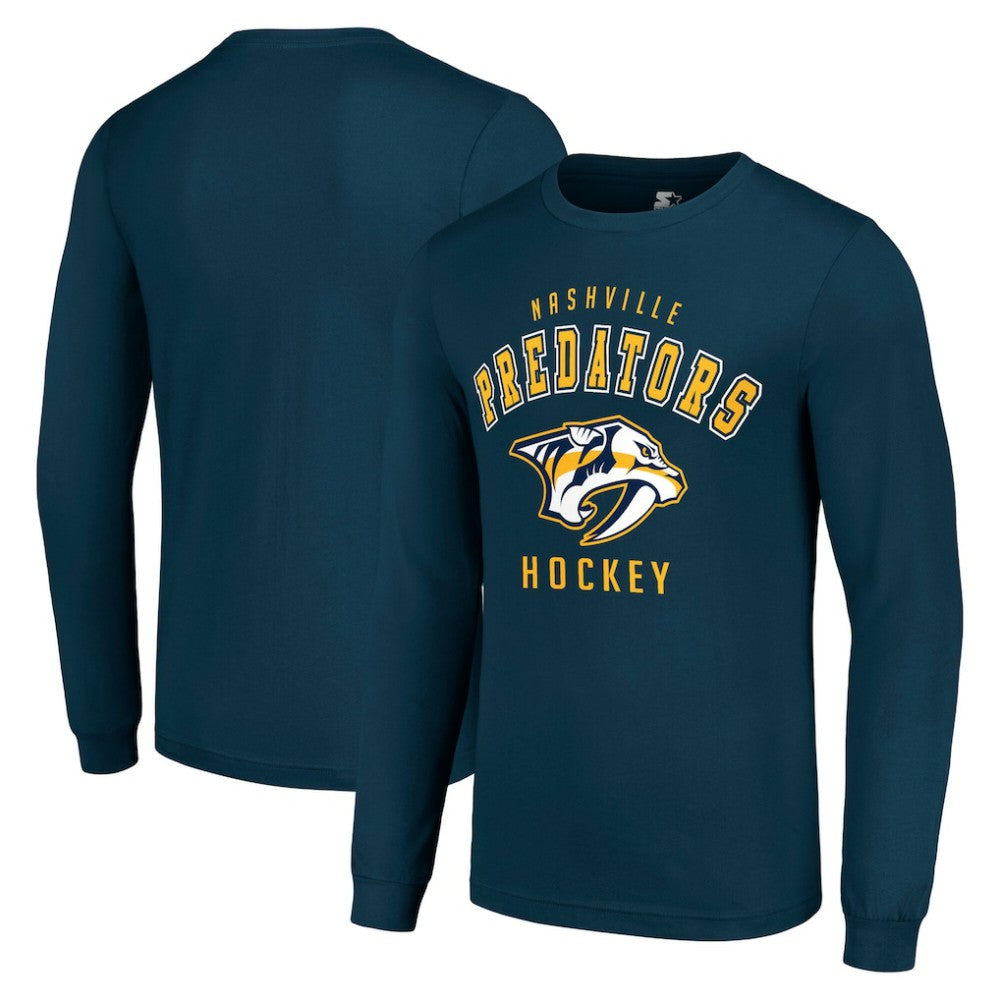 NHL Nashville Predators Starter Logo Long Sleeve T-Shirt