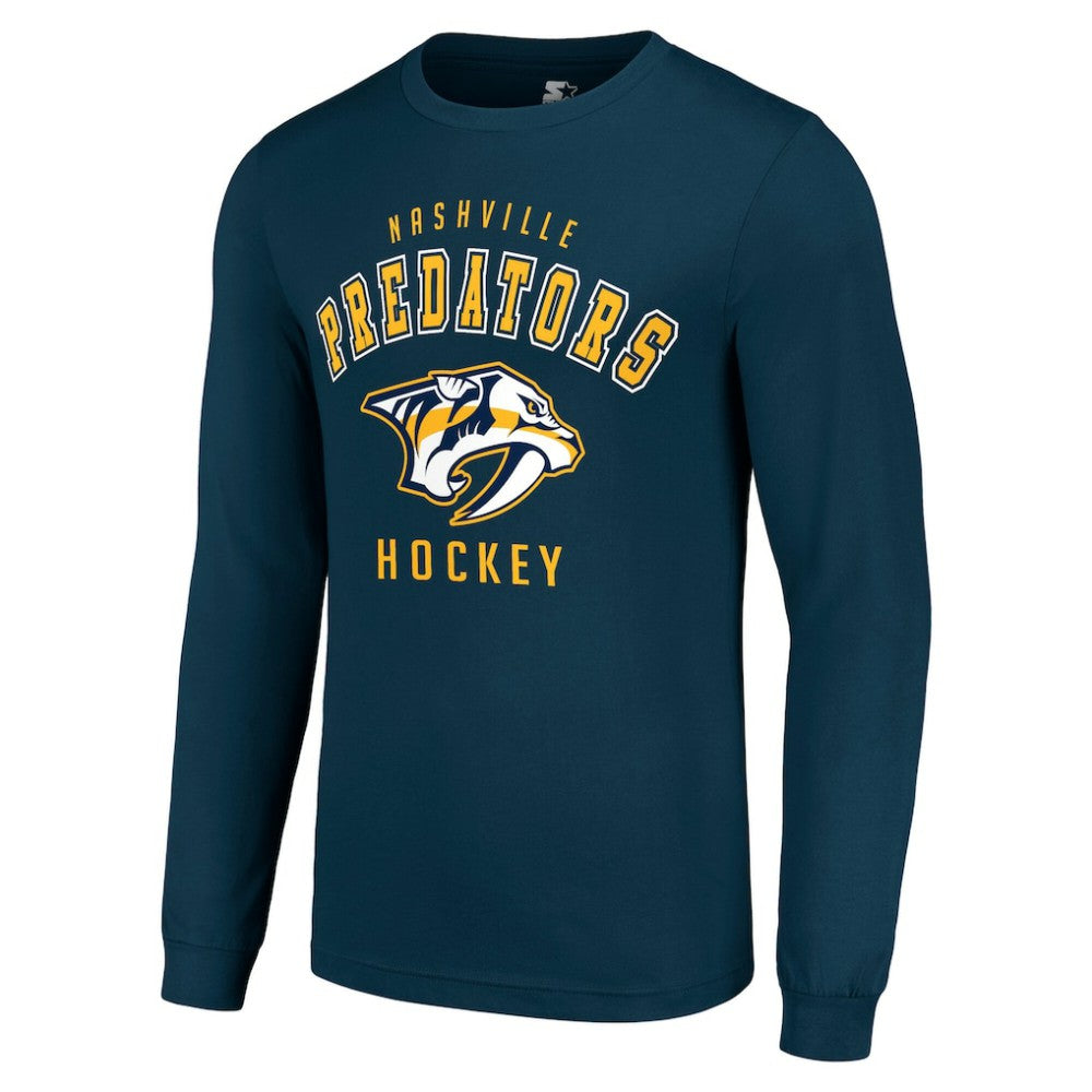 NHL Nashville Predators Starter Logo Long Sleeve T-Shirt