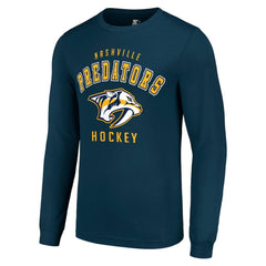 NHL Nashville Predators Starter Logo Long Sleeve T-Shirt