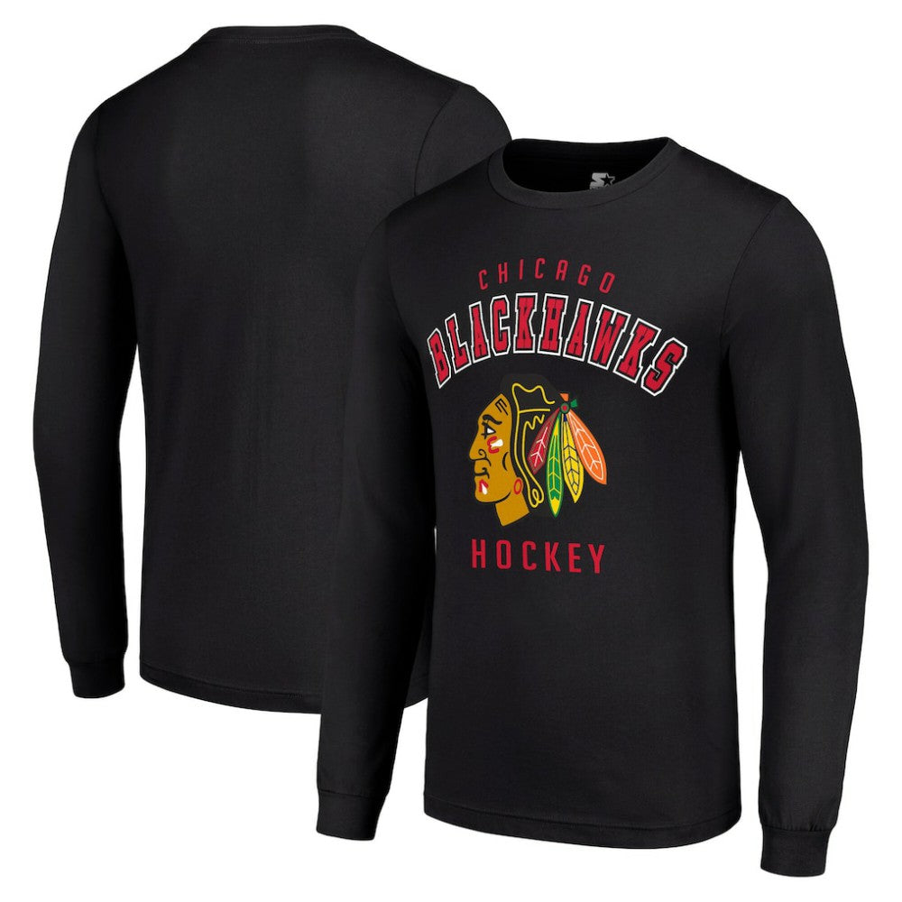 NHL Chicago Blackhawks Starter Logo Long Sleeve T-Shirt