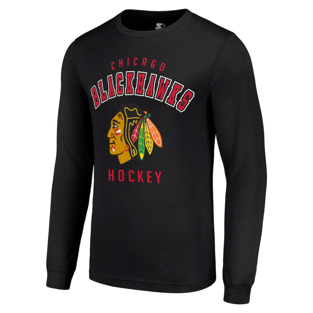 NHL Chicago Blackhawks Starter Logo Long Sleeve T-Shirt