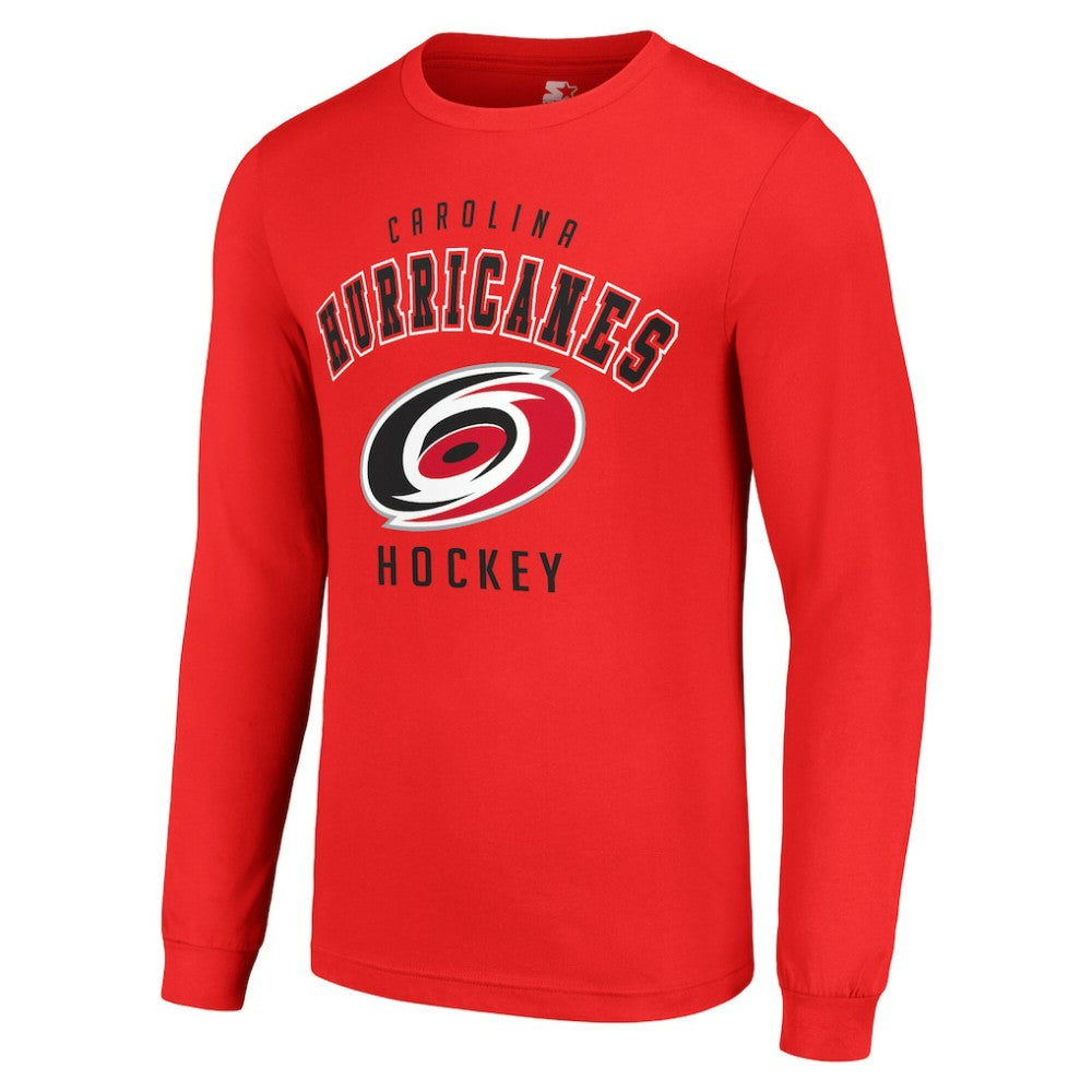 NHL Carolina Hurricanes Starter Logo Long Sleeve T-Shirt