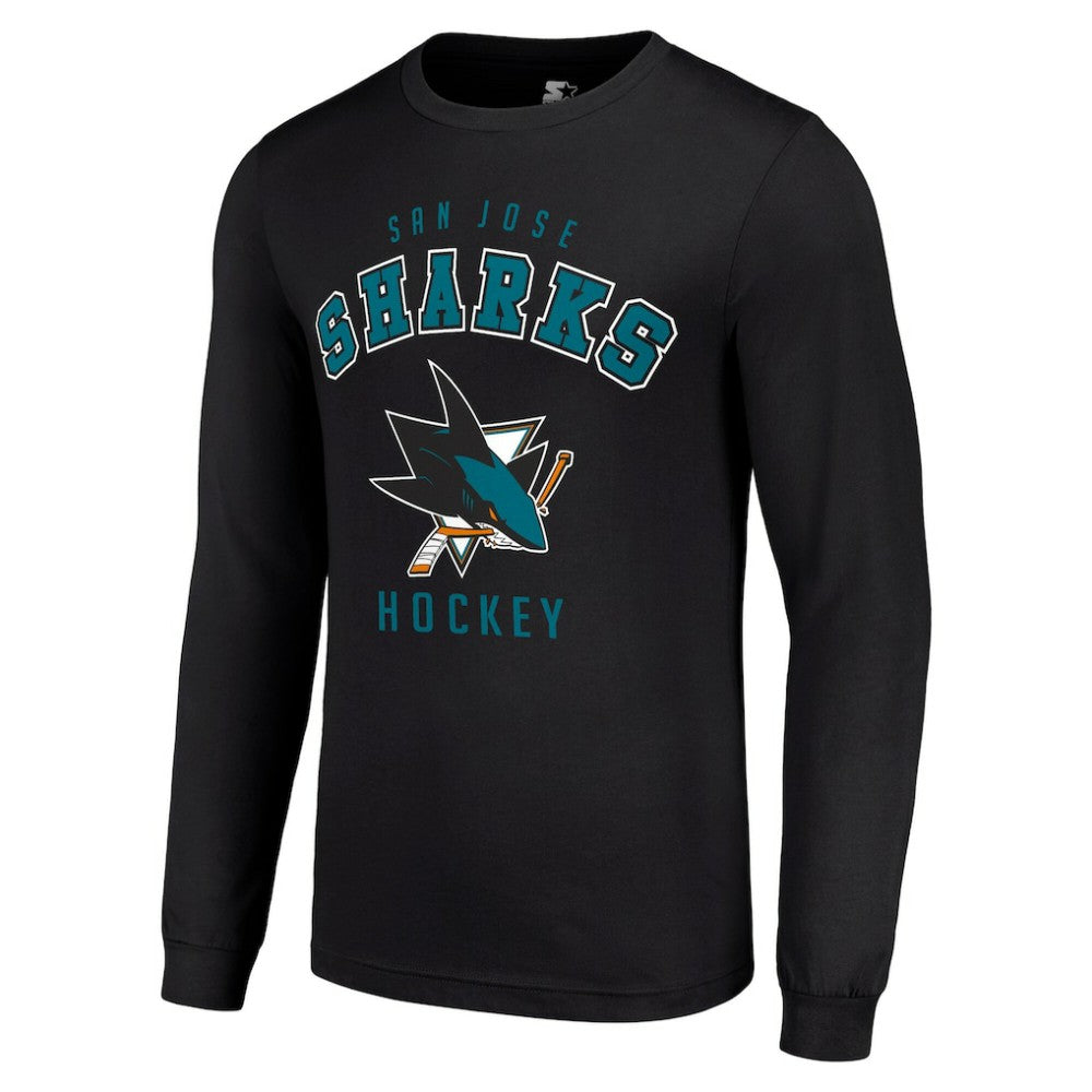 NHL San Jose Sharks Starter Logo Long Sleeve T-Shirt