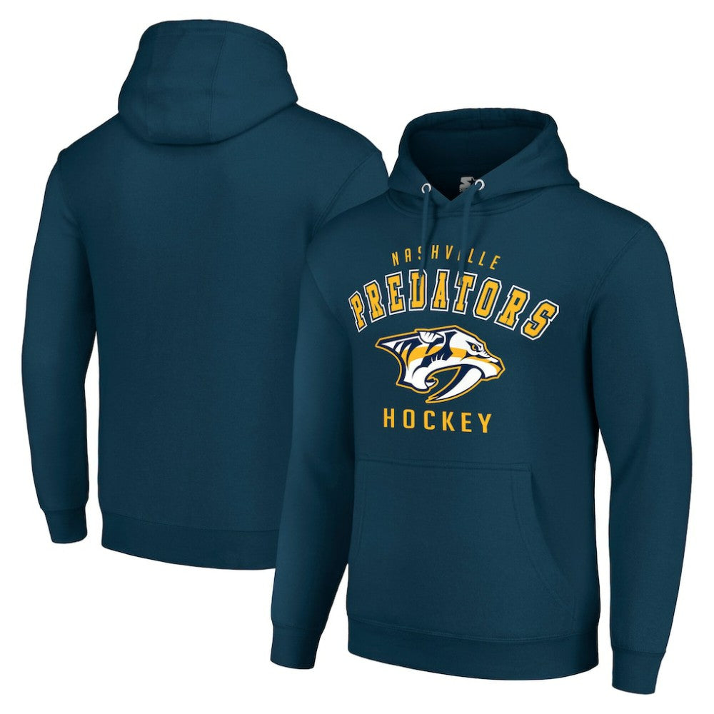 NHL Nashville Predators Starter Logo Pullover Hoodie