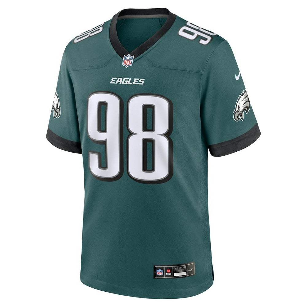 Jalen Carter  Team Game Jersey - Philadelphia Eagles Jerseys