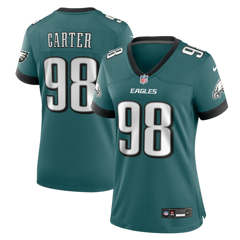 Jalen Carter  Women's Team Game Jersey - Philadelphia Eagles Jerseys