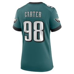 Jalen Carter  Women's Team Game Jersey - Philadelphia Eagles Jerseys