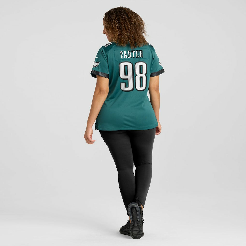 Jalen Carter  Women's Team Game Jersey - Philadelphia Eagles Jerseys