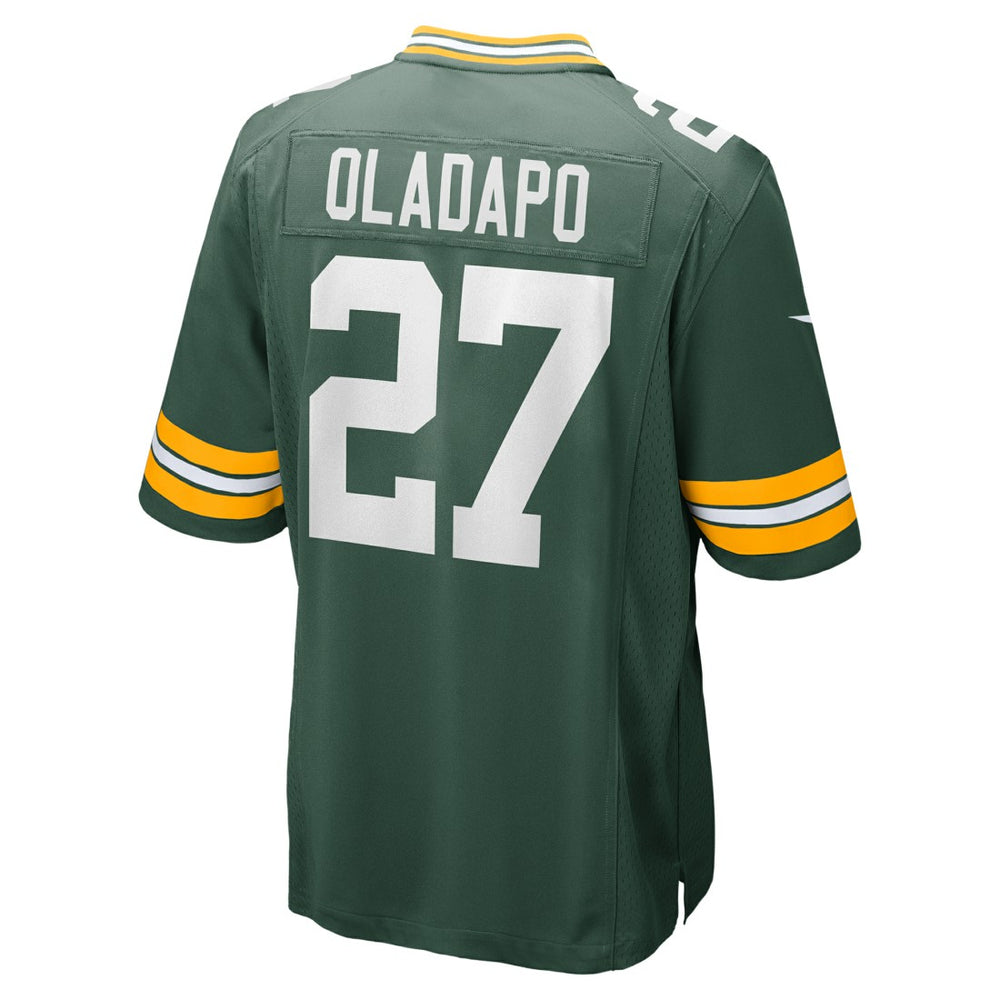 Kitan Oladapo  Game Jersey - Green Bay Packers Jerseys