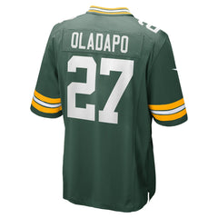 Kitan Oladapo  Game Jersey - Green Bay Packers Jerseys