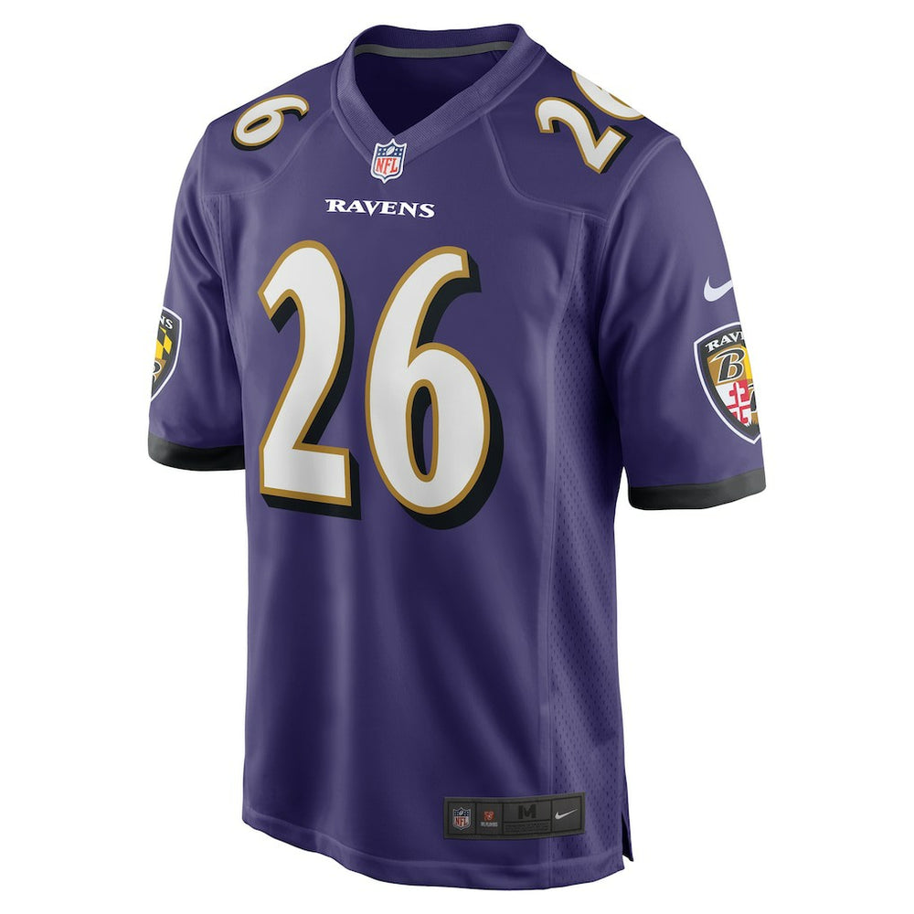 Rasheen Ali  Team Game Jersey - Baltimore Ravens Jerseys