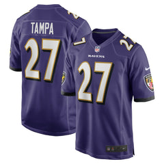 T.J. Tampa  Team Game Jersey - Baltimore Ravens Jerseys