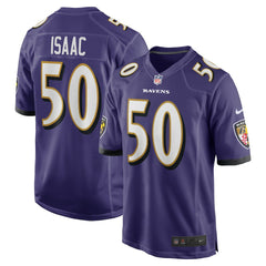 Adisa Isaac  Team Game Jersey - Baltimore Ravens Jerseys