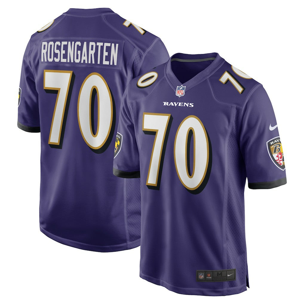 Roger Rosengarten  Team Game Jersey - Baltimore Ravens Jerseys