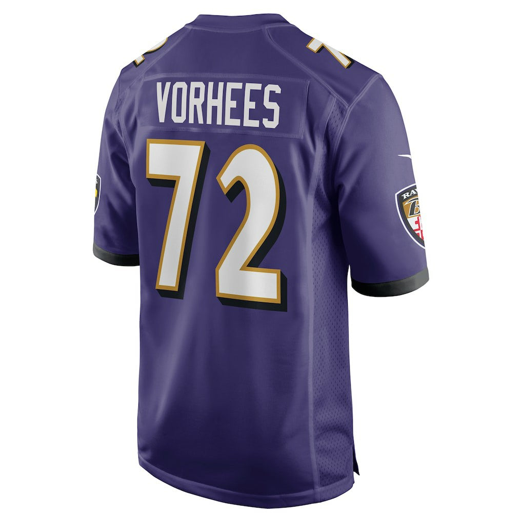 Andrew Vorhees  Team Game Jersey - Baltimore Ravens Jerseys